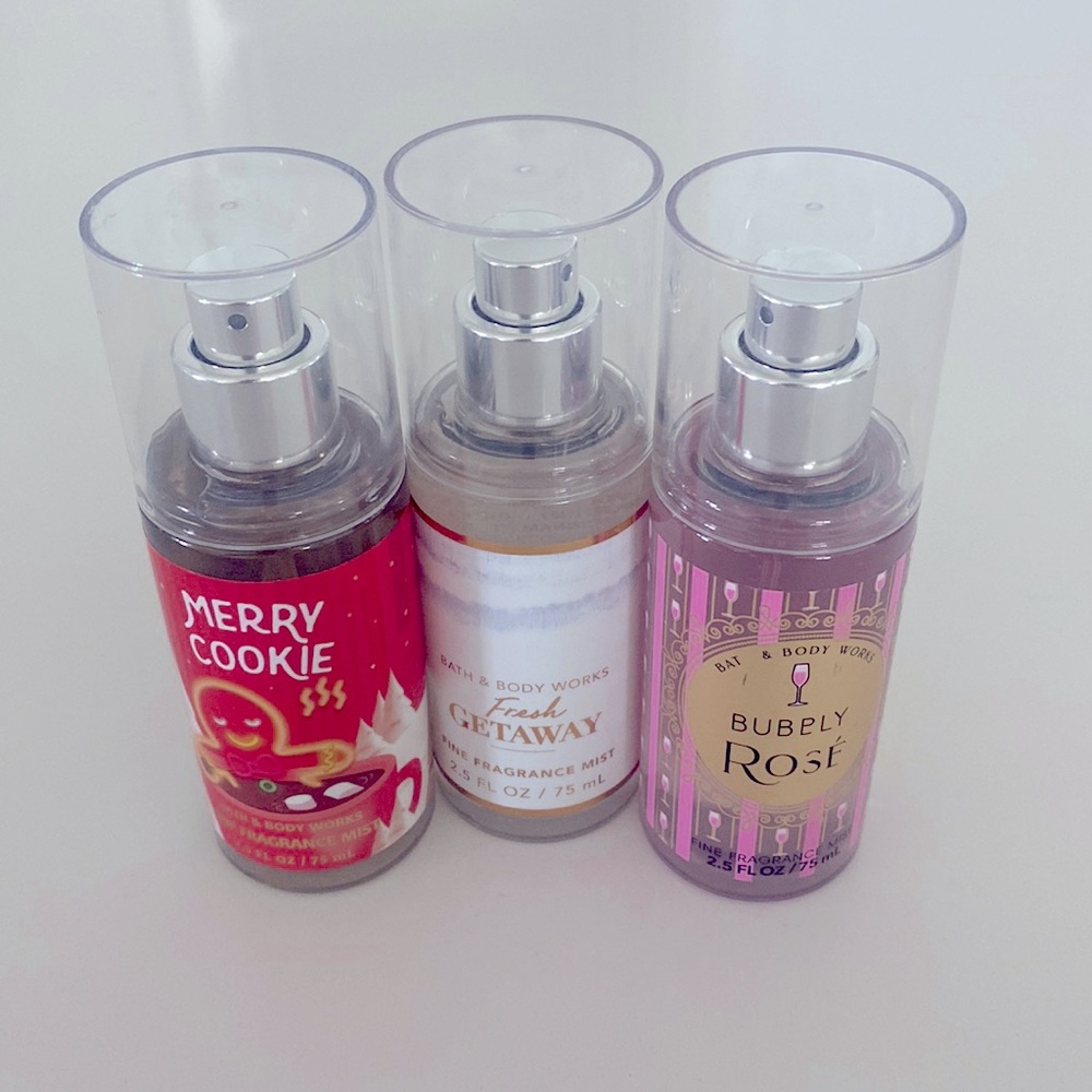 Bath and body works mini perfume